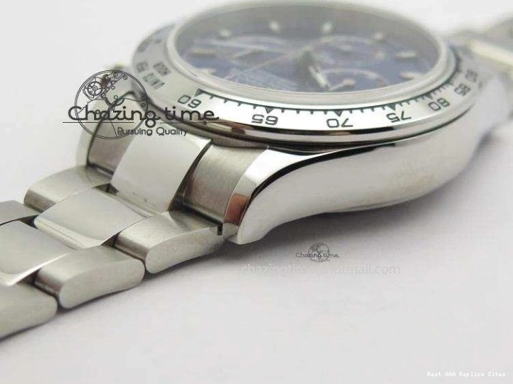 AAA Replica Watches Blue On Bracelet 116520 A SS Daytona Edition JF Dial 3944 Best QuickDry 1227